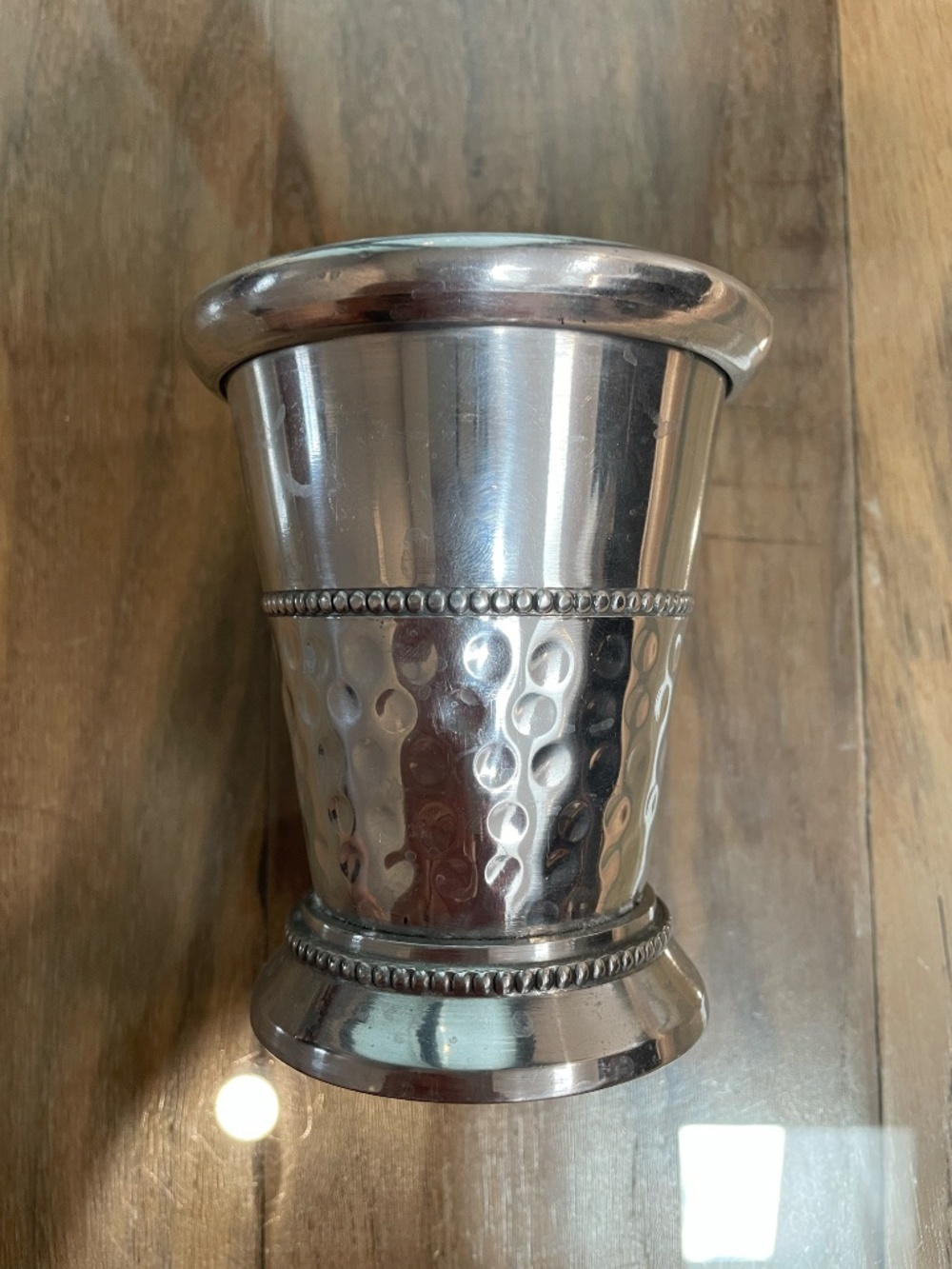 Stamped Metal Cup/Vase